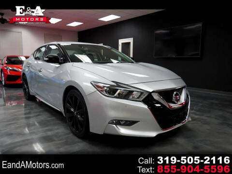 2016 Nissan Maxima for sale at E&A Motors in Waterloo IA