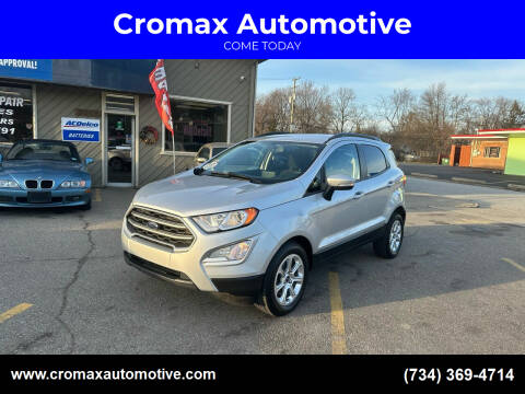 2021 Ford EcoSport for sale at Cromax Automotive in Ann Arbor MI