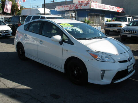 2012 Toyota Prius for sale at AUTO WHOLESALE OUTLET in North Hollywood CA
