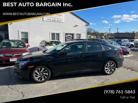 2018 Honda Civic for sale at BEST AUTO BARGAIN inc. in Lowell MA