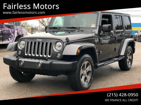 2017 Jeep Wrangler Unlimited for sale at Fairless Motors in Fairless Hills PA