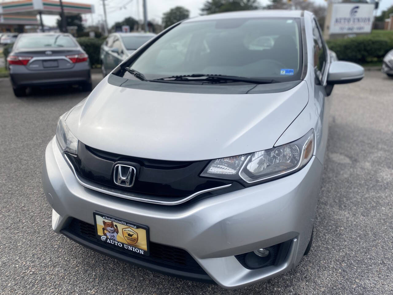 Silver 2015 Honda Fit EX EX 4dr Hatchback CVT 1