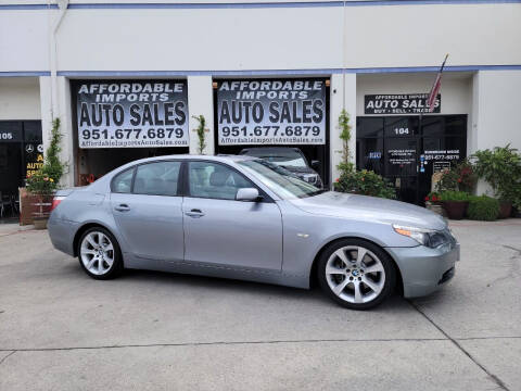 2005 BMW 5 Series for sale at Affordable Imports Auto Sales in Murrieta CA