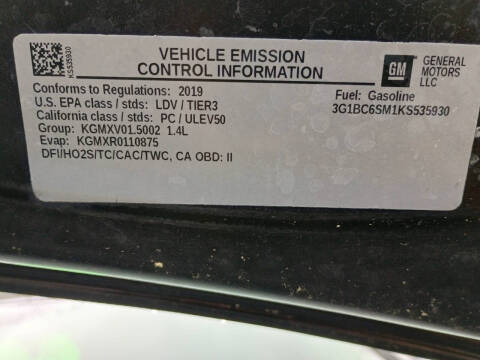 2019 Chevrolet Cruze LS