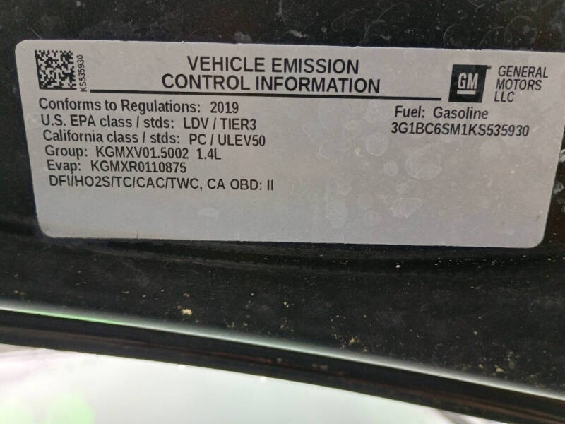 2019 Chevrolet Cruze LS