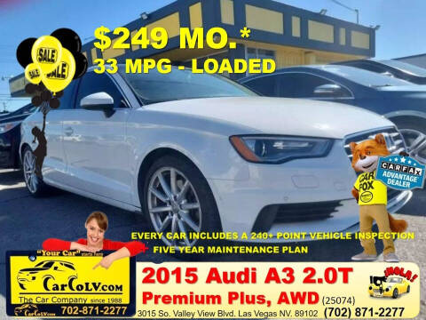 2015 Audi A3 for sale at The Car Company in Las Vegas NV
