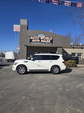 2017 Infiniti QX80 for sale at AUTO WORLD AUTO SALES in Rapid City SD