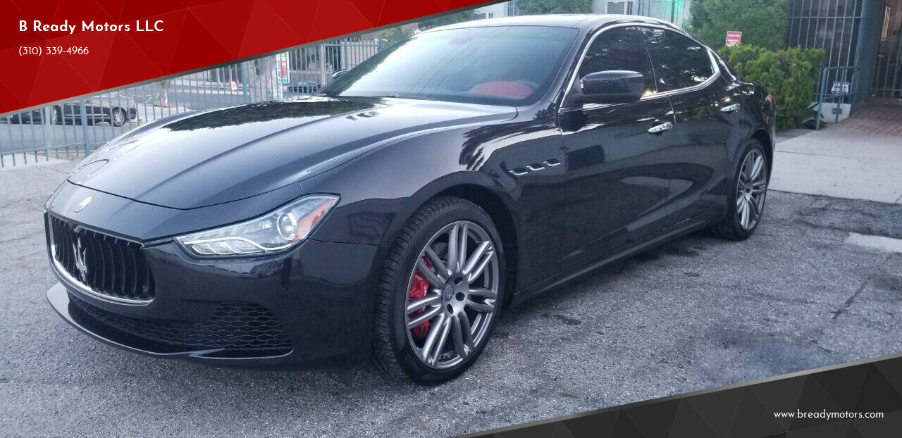 Black 2016 Maserati Ghibli S S 4dr Sedan 2