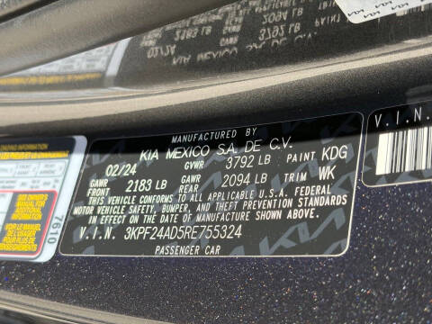 2024 Kia Forte LXS