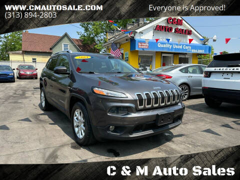 2014 Jeep Cherokee for sale at C & M Auto Sales in Detroit MI