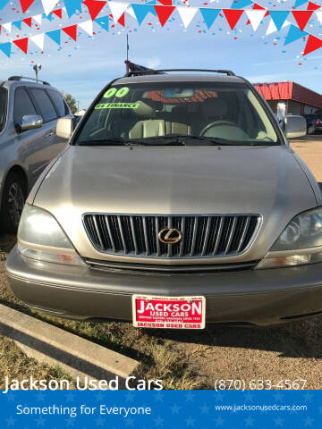 2000 Lexus RX 300 for sale at Jackson Used Cars in Forrest City AR
