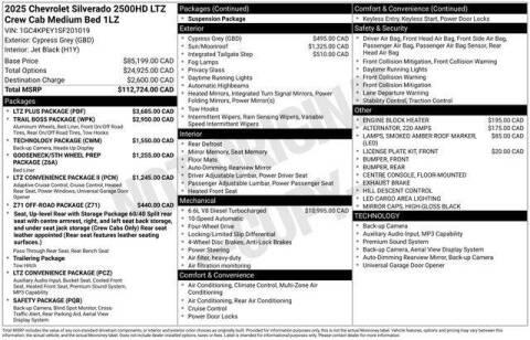 2025 Chevrolet Silverado 2500HD