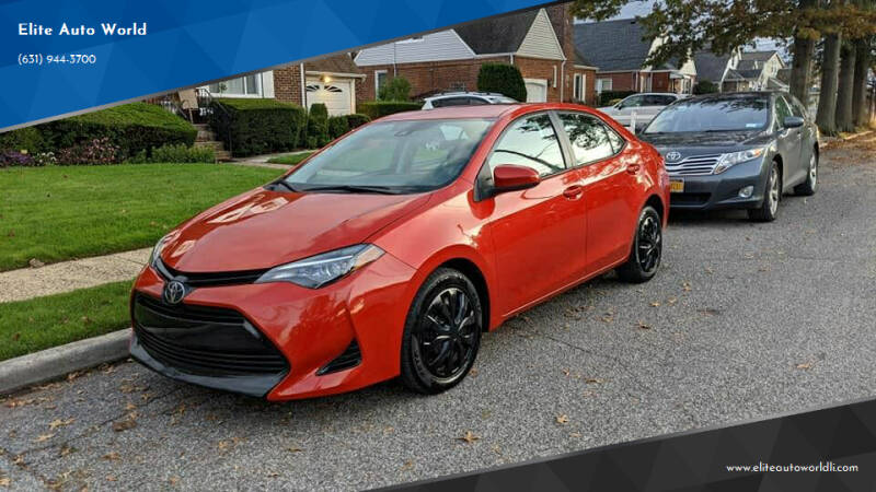 2018 Toyota Corolla for sale at Elite Auto World in East Meadow NY