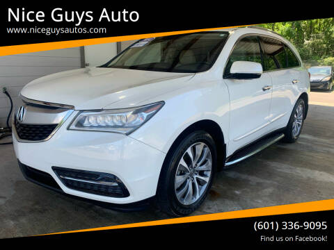2014 Acura MDX for sale at Nice Guys Auto in Hattiesburg MS