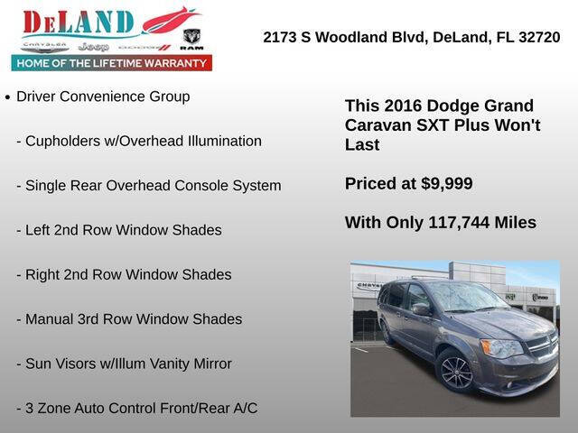 2016 Dodge Grand Caravan SXT