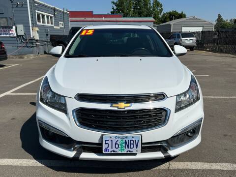 2015 Chevrolet Cruze for sale at Low Price Auto and Truck Sales, LLC in Salem OR