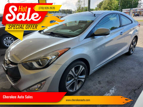 2013 Hyundai Elantra Coupe for sale at Cherokee Auto Sales in Acworth GA