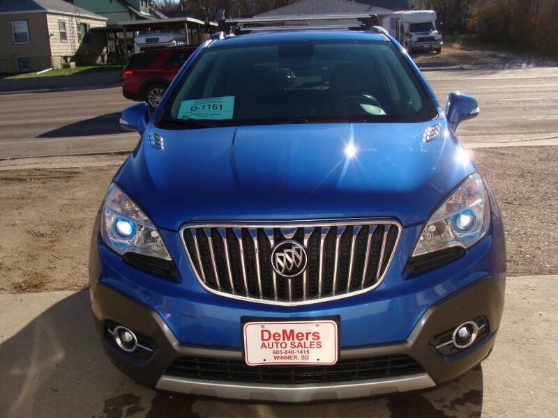 2016 Buick Encore for sale at DeMers Auto Sales in Winner SD