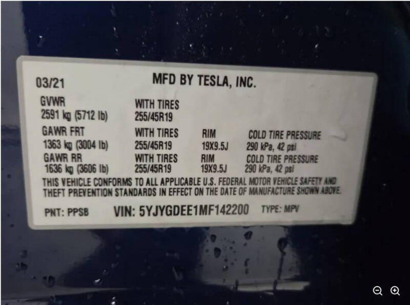 2021 Tesla Model Y Long Range