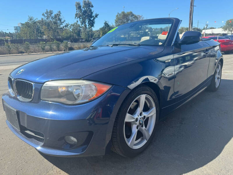 Used 2013 BMW 1 Series 128i with VIN WBAUN1C55DVR00978 for sale in Escondido, CA