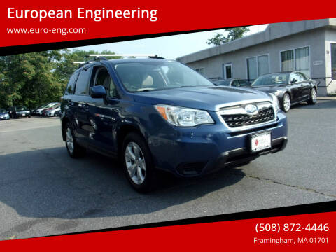2014 Subaru Forester for sale at European Engineering in Framingham MA