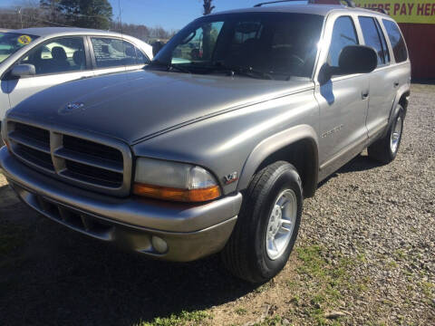 2000 Dodge Durango for sale at McAllister's Auto Sales LLC in Van Buren AR