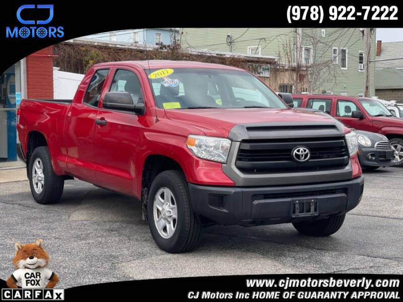 2017 Toyota Tundra for sale at CJ Motors Inc. in Beverly MA