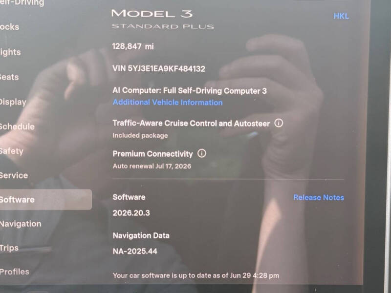2019 Tesla Model 3 Standard Range Plus