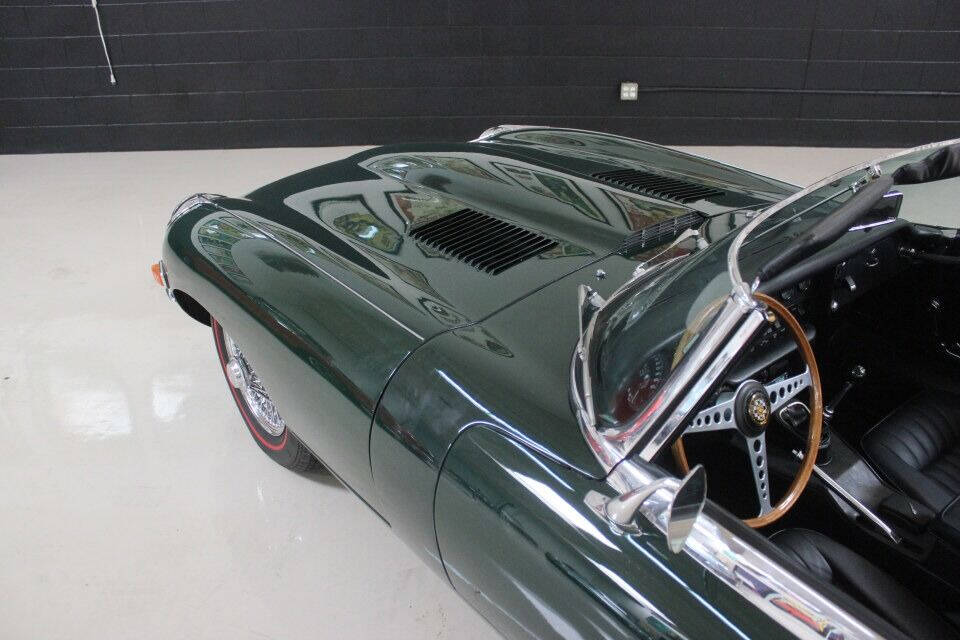Green 1969 Jaguar E-Type Convertible 1