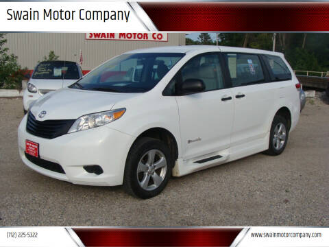 2014 Toyota Sienna for sale at Swain Motor Company in Cherokee IA