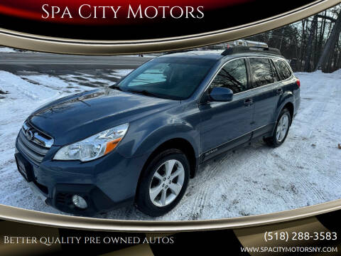 2013 Subaru Outback for sale at Spa City Motors in Ballston Spa NY