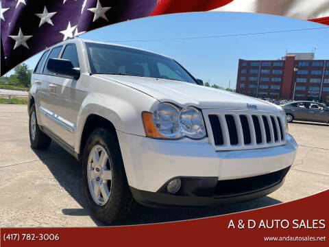 2010 Jeep Grand Cherokee for sale at A & D Auto Sales in Joplin MO