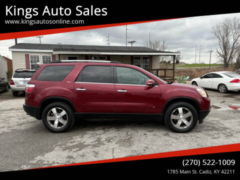 2010 GMC Acadia for sale at Kings Auto Sales in Cadiz KY