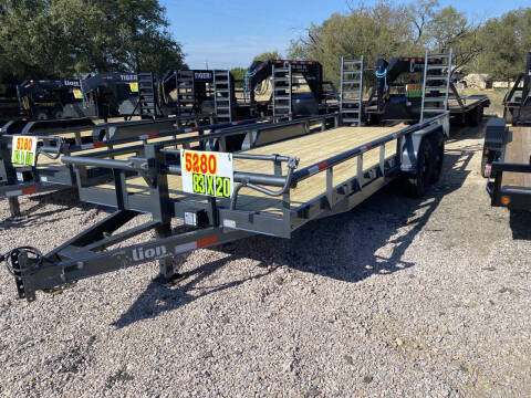 2025 Lion - Equipmnent Trailer 83 X 20' for sale at LJD Sales in Lampasas TX