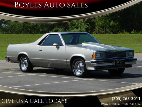 1981 Chevrolet El Camino for sale at Boyles Auto Sales in Jasper AL