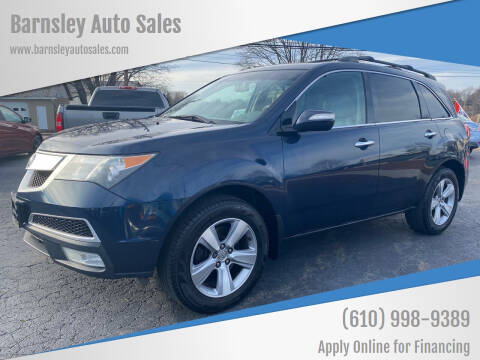 2013 Acura MDX for sale at Barnsley Auto Sales in Oxford PA