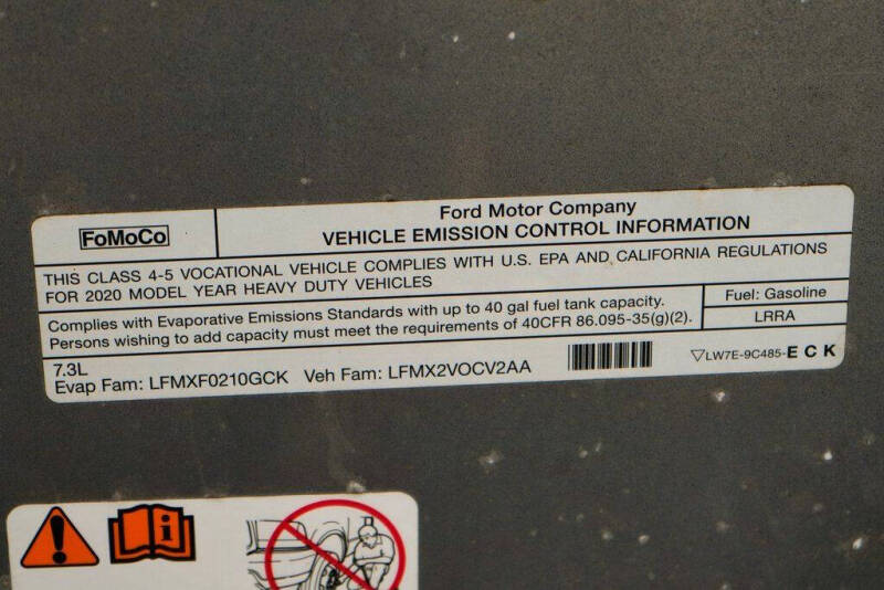 2020 Ford Stripped Chassis