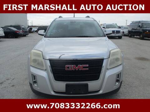 2011 GMC Terrain for sale at First Marshall Auto Auction in Harvey IL