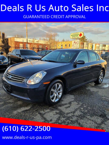 2006 Infiniti G35 for sale at Deals R Us Auto Sales Inc in Lansdowne PA