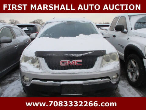 2010 GMC Acadia for sale at First Marshall Auto Auction in Harvey IL