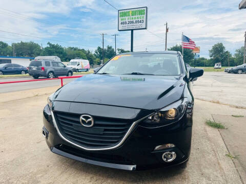 2016 Mazda MAZDA3 for sale at Shock Motors in Garland TX