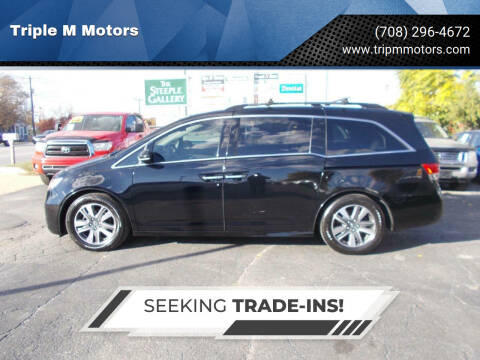 2015 Honda Odyssey for sale at Triple M Motors in Saint John IN