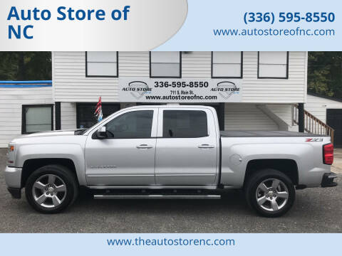 2018 Chevrolet Silverado 1500 for sale at Auto Store of NC in Walnut Cove NC