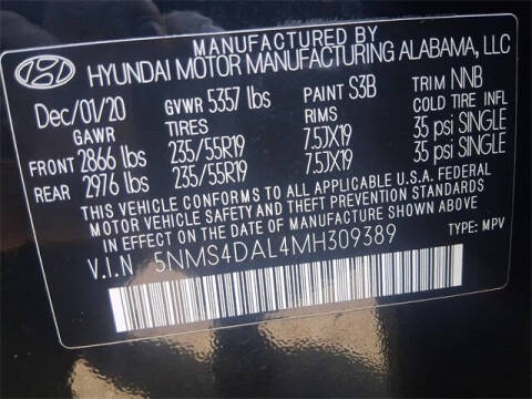 2021 Hyundai Santa Fe Limited