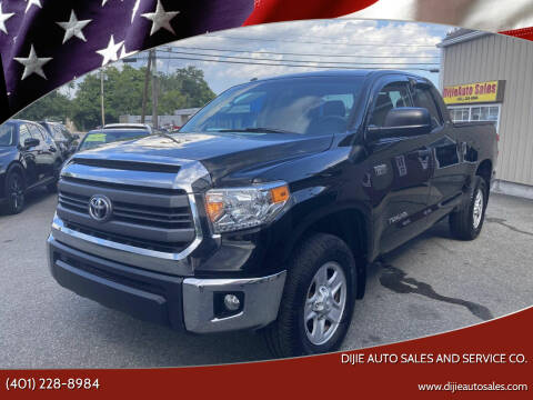 2015 Toyota Tundra for sale at Dijie Auto Sales and Service Co. in Johnston RI