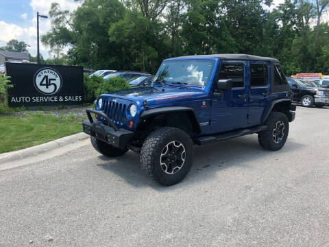 2009 Jeep Wrangler Unlimited for sale at Station 45 AUTO REPAIR AND AUTO SALES in Allendale MI