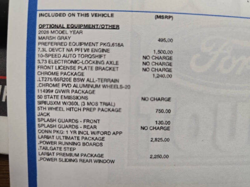 2026 Ford F-350 Super Duty Lariat
