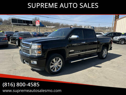 2014 Chevrolet Silverado 1500 for sale at SUPREME AUTO SALES in Grandview MO