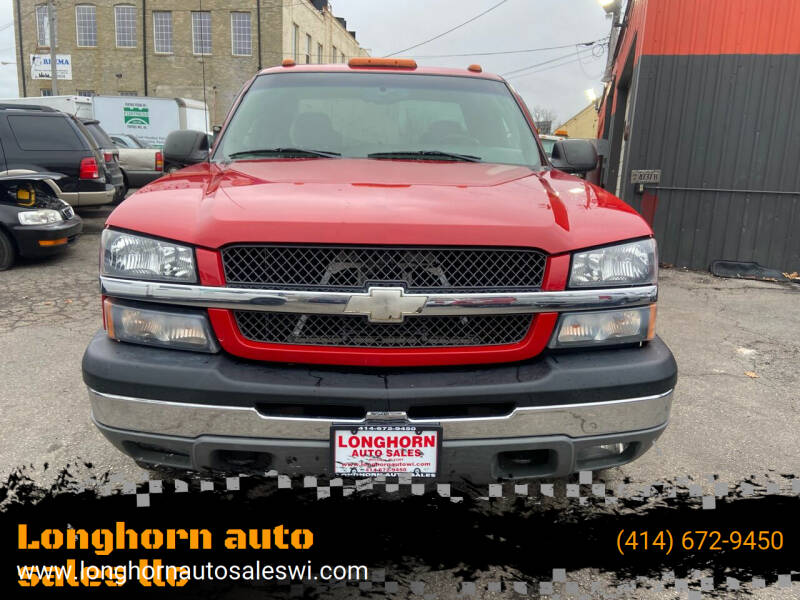 2003 Chevrolet Silverado 1500 for sale at Longhorn auto sales llc in Milwaukee WI