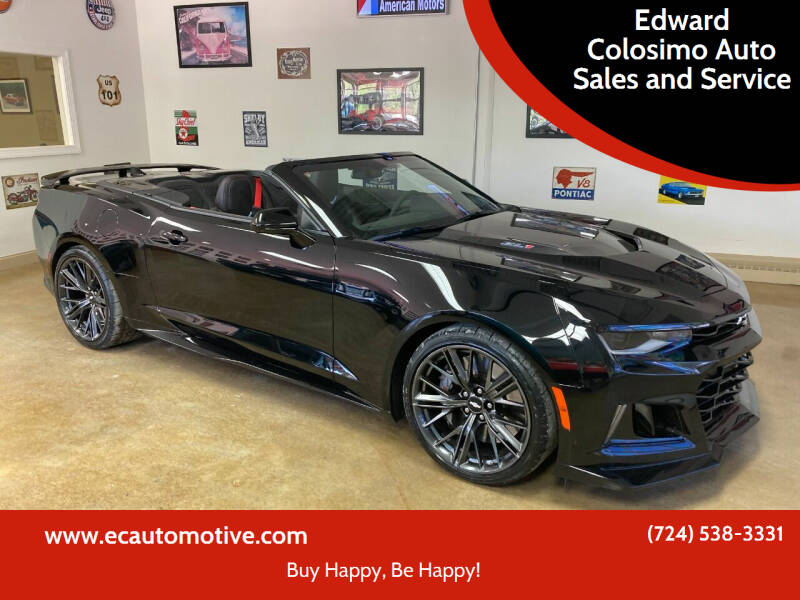 2018 Chevrolet Camaro for sale at Edward Colosimo Auto Sales and Service in Evans City PA